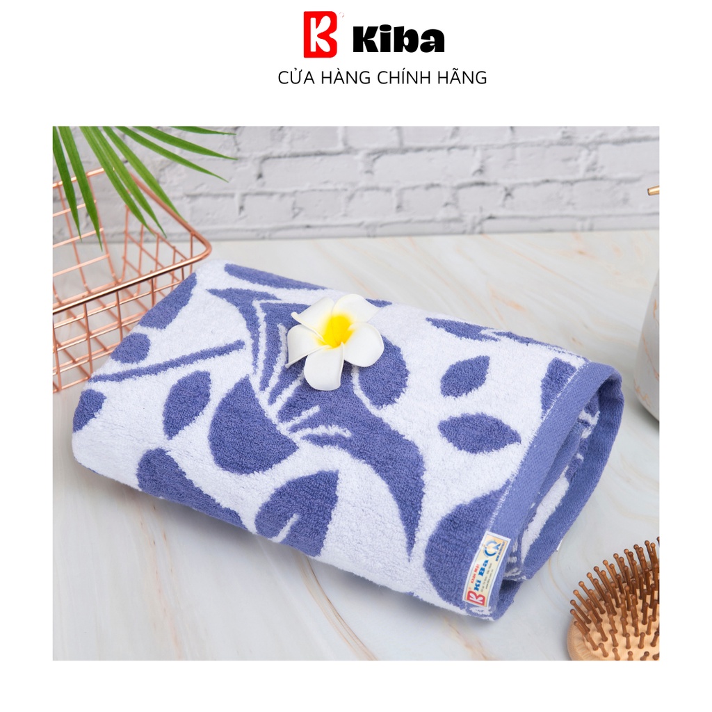 Khăn Tắm Cỡ Lớn (70x140cm) KIBA Cotton Kháng Khuẩn, Êm, Mềm, Thấm Hút Tốt, Dày Dặn, An Toàn Cho Da, Bảo Vệ Môi Trường