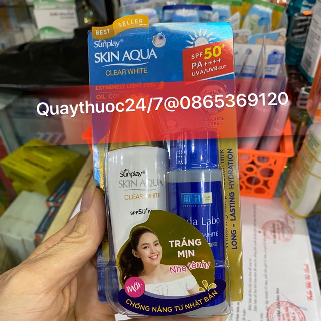 CHỐNG NẮNG SUNLAY SKIN AQUA