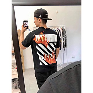 bộ quần áo off white lữa (quần và áo)