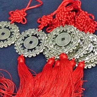 Ngọc Bội Ngũ Phúc - Dây Treo Đồng Xu 5 Con Dơi Phong Thuỷ Chiêu Tài Hút Lộc