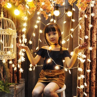 Đèn LED trang trí ngôi sao vàng ấm không nhấp nháy decor phòng ngủ