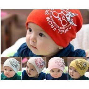 Mũ đội đầu chất liệu thun tuban cho bé cotton -saleoff 50%