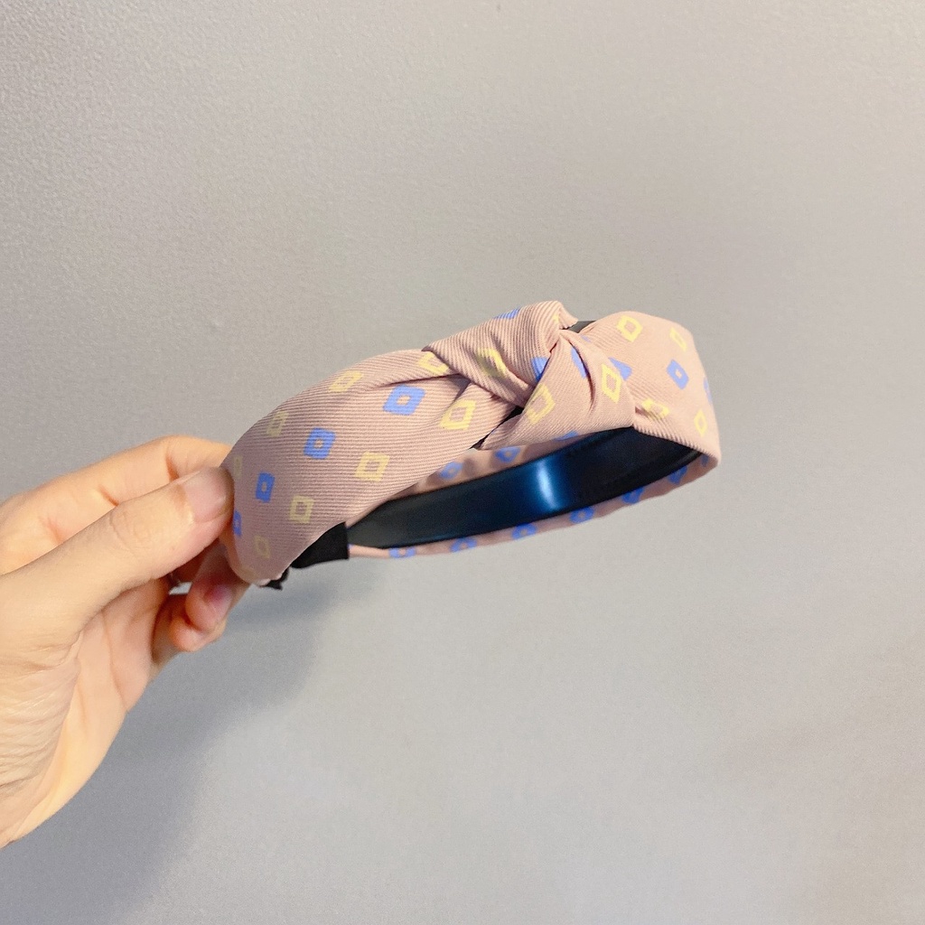 Băng đô, cài tóc vải thắc nút cao cấp cho nữ phong cách tiểu thư