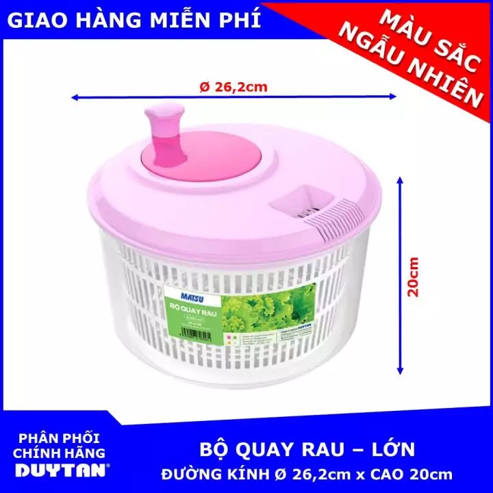 Bộ quay rau lớn Duy Tân (Ø 26,2 x 20 cm)- GIAO NHANH 1H