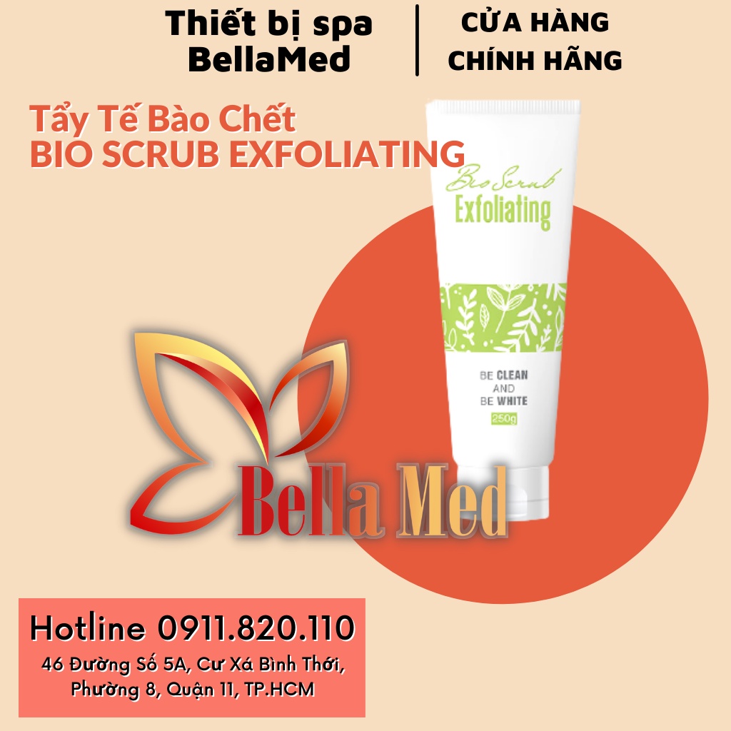 Tẩy tế bào chết và nuôi dưỡng da body BIO SCRUB EXFOLIATING 250g / mediworld