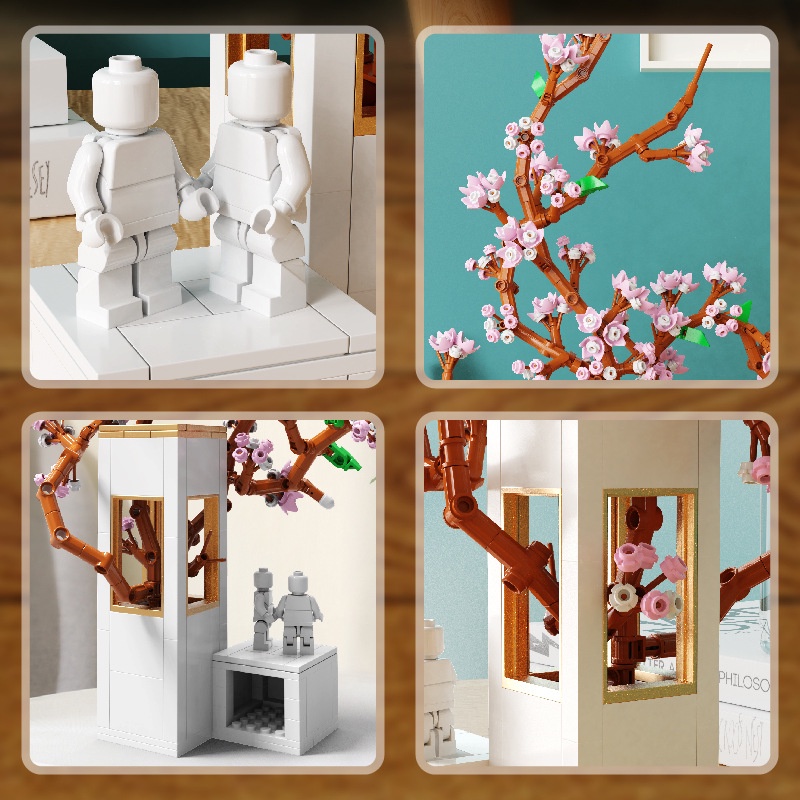 Mô Hình Lắp Ráp Hoa Anh Đào 92011 Độc Đáo