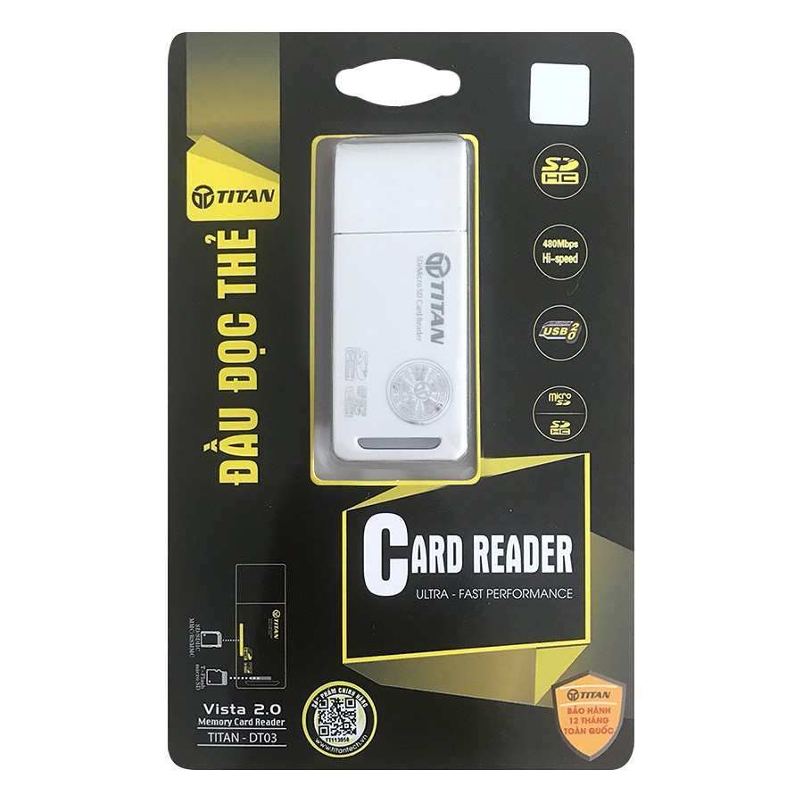 - ĐẦU ĐỌC THẺ NHỚ TITAN DT03 - HÀNG CHÍNH HÃNG - Hàng Chính Hãng