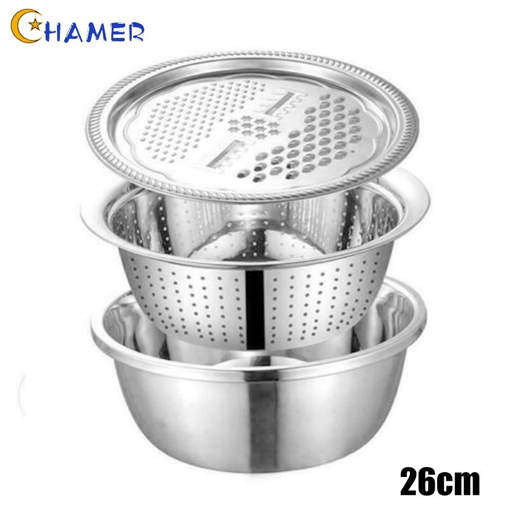 Washing Basin Cheese Dining Filter/grater/bowl Household Stainless Steel