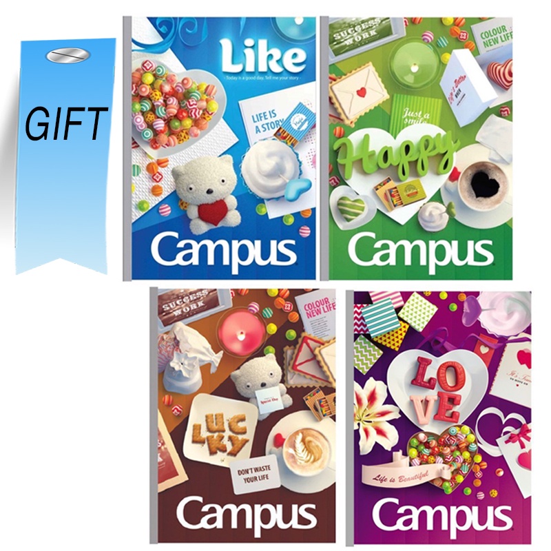 Vở kẻ ngang Campus, Hồng Hà, Klong B5 các loại, Vở Self Planner chọn mẫu bìa