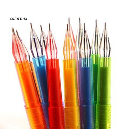 Bộ 12 bút nước đầu hình kim cương nhiều màu sắc