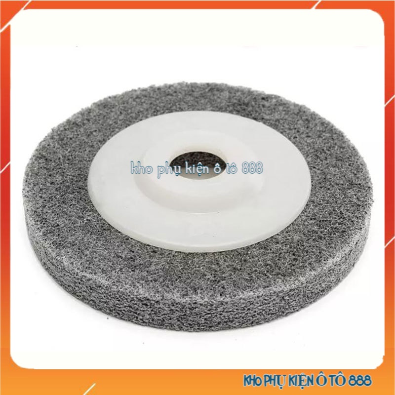 Miếng nỉ chà nhám đánh bóng đường kính 10cm sợi rối Fiber