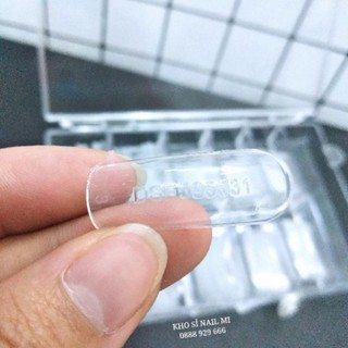 Móng úp gel gôm định hình phom móng - Hộp 100 chiếc có tai dễ sử dụng S74