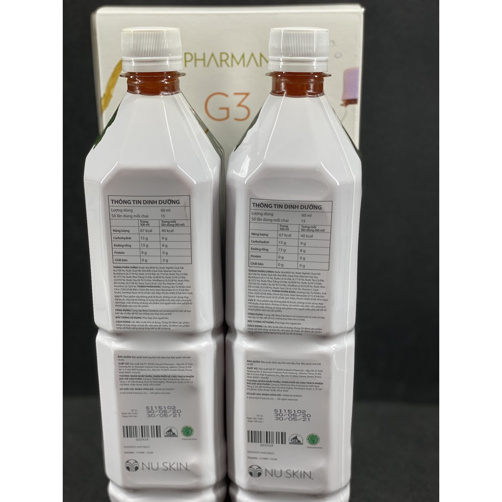 NƯỚC GẤC G3 NUSKIN MẪU MỚI [ 2 CHAI 900ML /CHAI] | BigBuy360 - bigbuy360.vn