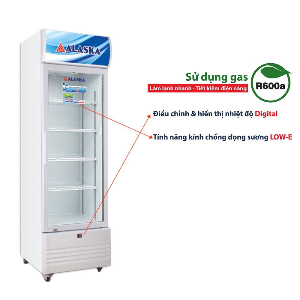 Tủ mát Alaska LC-833C - Chính hãng - Bảo hành 24 tháng - Mới 100%