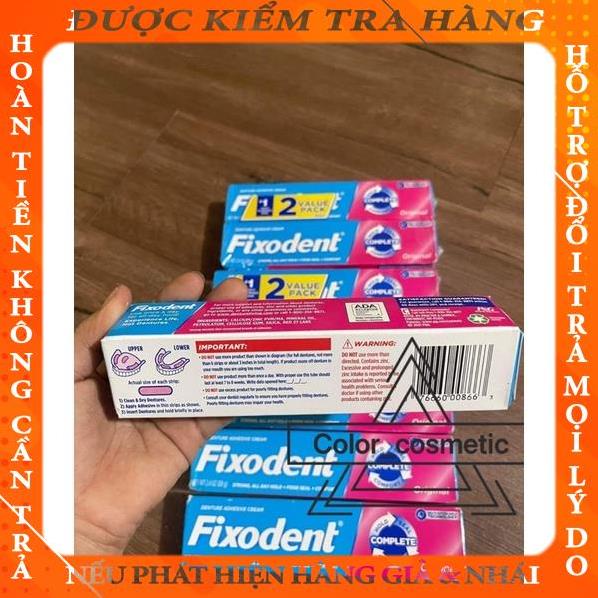 Keo Dán Hàm Răng Giả Fixodent 68g (1 tuýp) nghiemdi