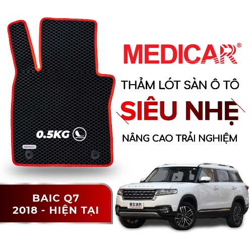 MEDICAR - Thảm Lót Sàn ô tô Baic Q7 (2018 - Hiện tại)