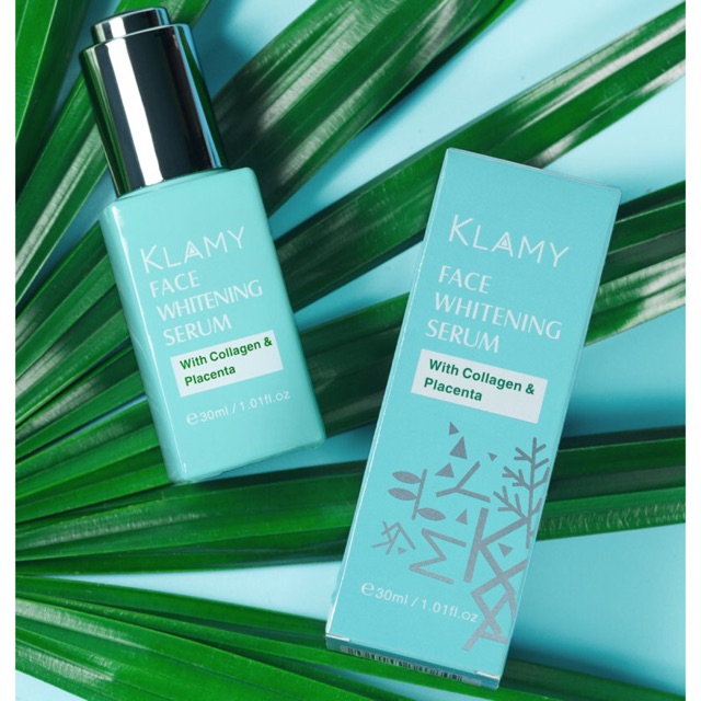 Serum dưỡng trắng da và chống nám - KLAMY FACE WHITENING SERUM (WITH COLLAGEN AND PLACENTA) - 30ML
