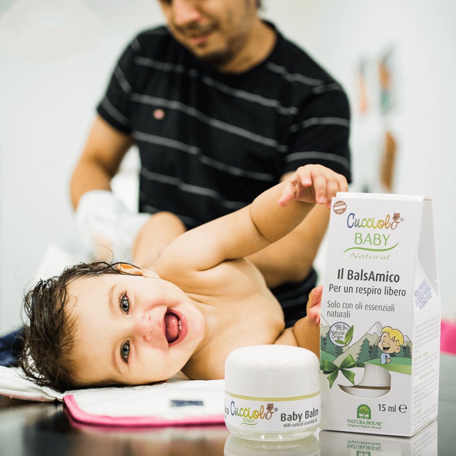 Sáp giữ ấm Baby Balm Cucciolo - phòng ngừa các bệnh về đường hô hấp