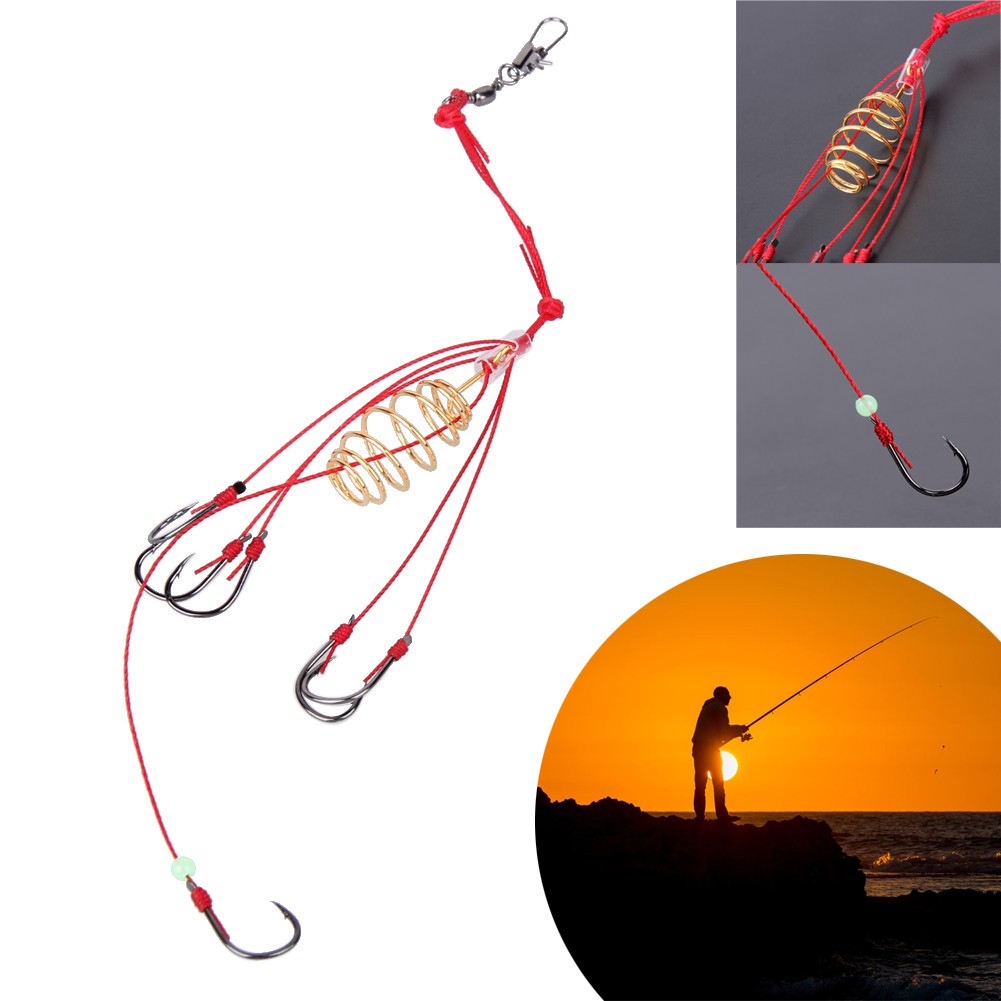 Set 4 lưỡi câu cá 6/8/10/12 chuyên dụng chất lượng cao