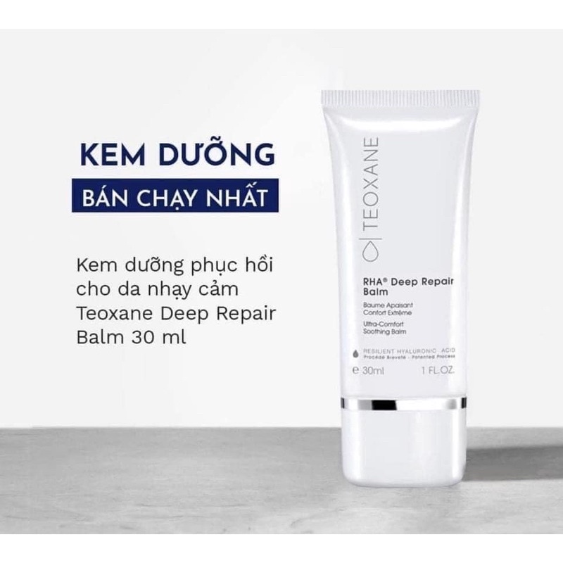 Kem dưỡng phục hồi cho da nhạy cảm Teoxane Deep Repair Balm 30ml