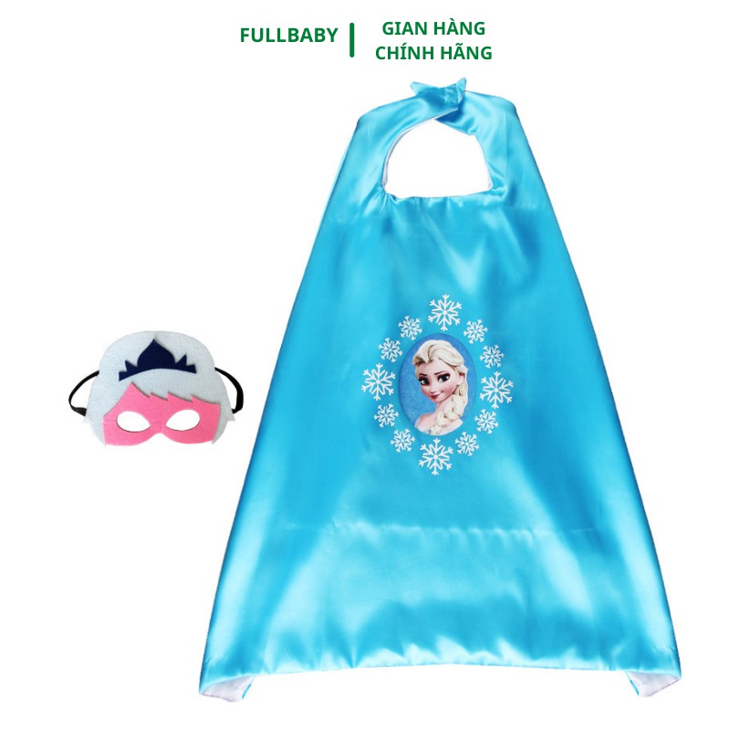 Áo Choàng Elsa + Mặt Nạ Elsa Cho Bé Dễ Thương