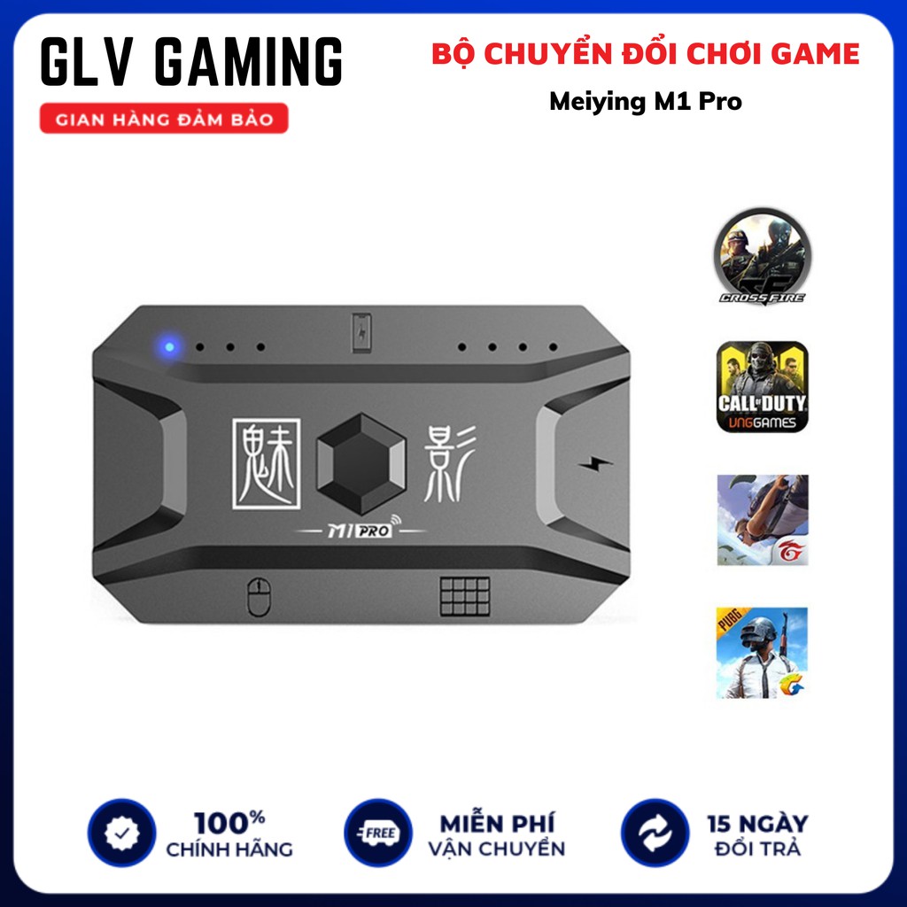 Meiying M1 Pro - bộ chuyển đổi bàn phím chuột chơi PUBG Mobile, Free Fire, COD