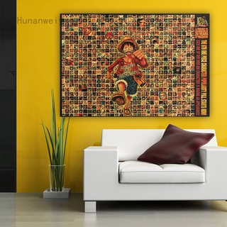 Poster Phim Hoạt Hình One Piece Trang Trí Quán Cà Phê