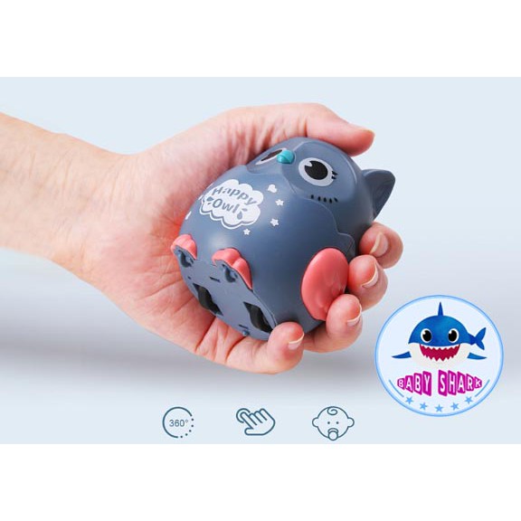 Đồ chơi chim cú mèo, ốc sên nhiều màu sắc chạy đà đáng yêu cho bé