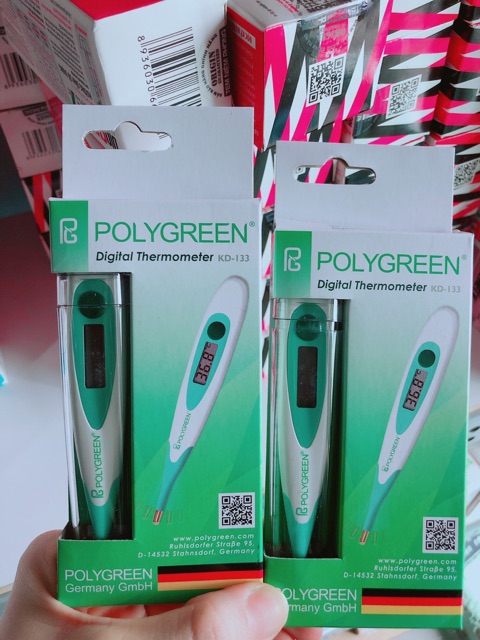 Nhiệt kế điện tử Polygreen