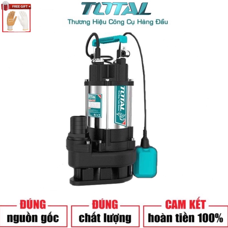 TOTAL Máy bơm chìm nước thải TWP775016 1HP TWP775016