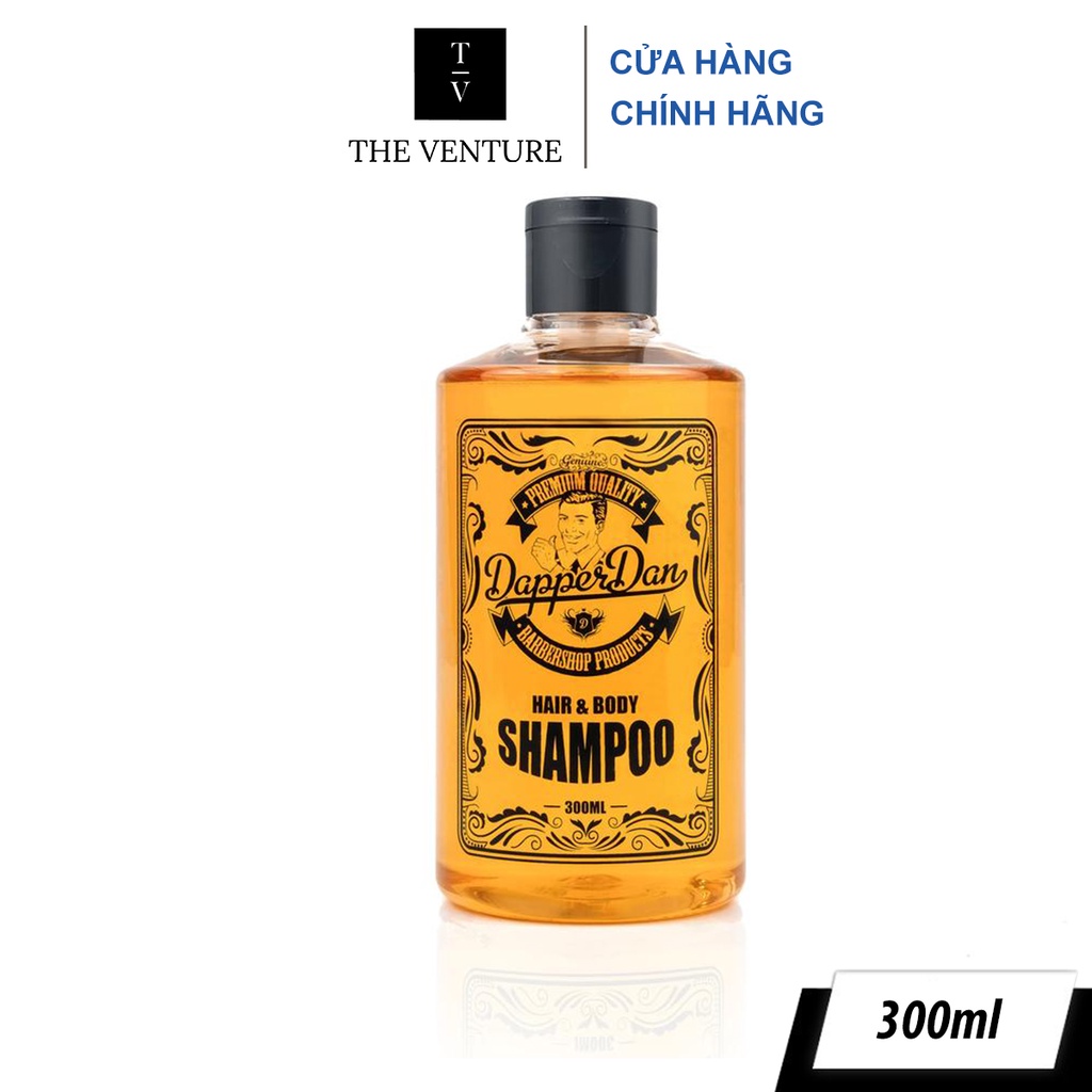 Dầu Gội và Sữa Tắm 2 in 1 Dapper Dan Hair &amp; Body Shampoo Chính Hãng - 300ml