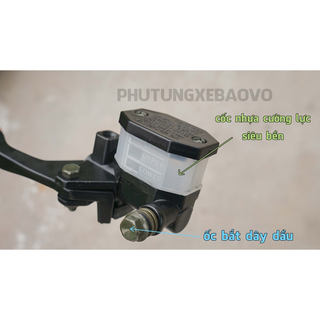 Tay phanh dầu classic độ  EN150 Legen GPX150 YB125 Husky125 GD110 GN125