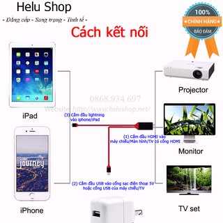 [Freeship toàn quốc từ 50k] Cáp HDMI cho iPhone