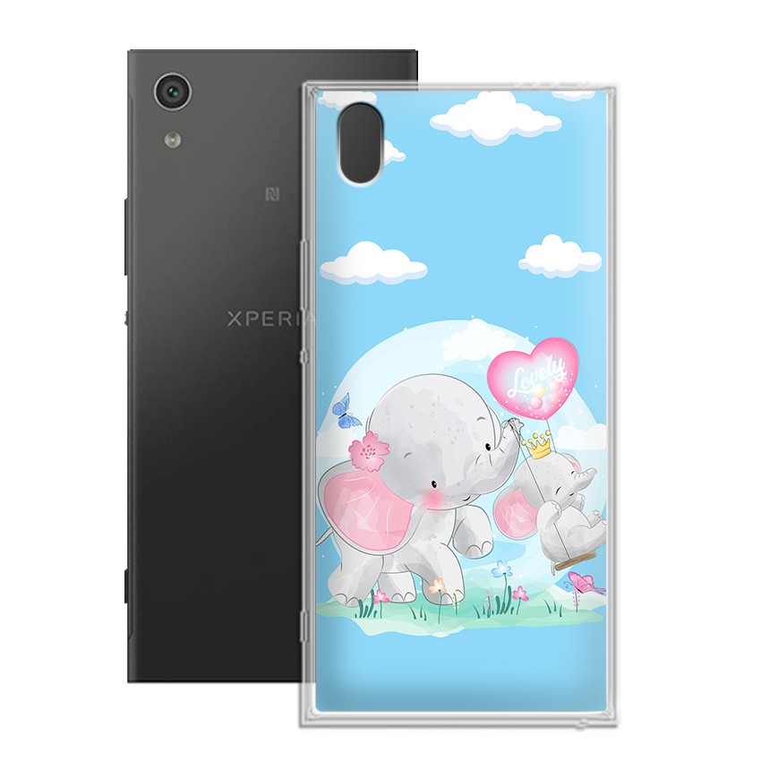 Ốp lưng Sony Xperia XA1 in họa tiết anime chibi dễ thương - 01154 Silicone Dẻo