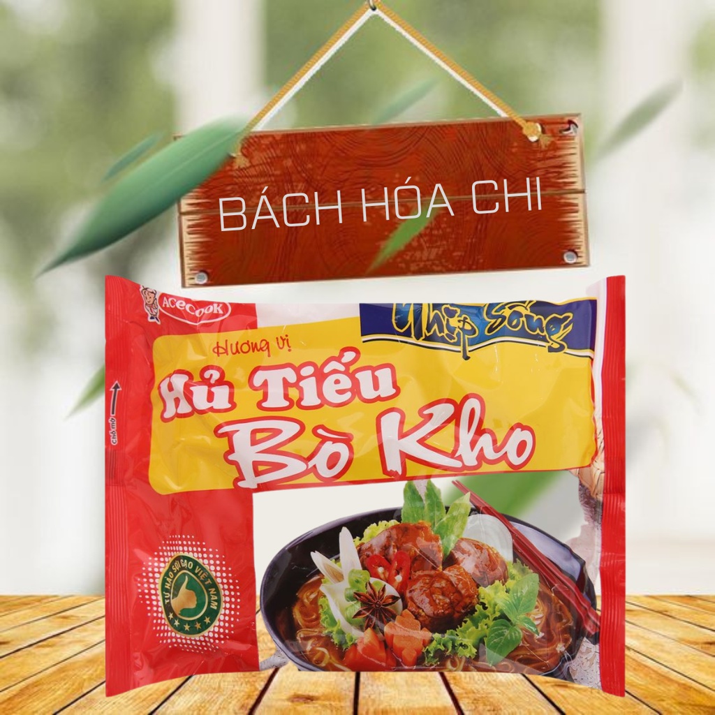 Thùng 30 gói Hủ tiếu bò kho Nhịp Sống gói 70g