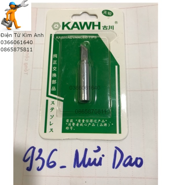 Đầu mỏ hàn 936 .Mũi dao