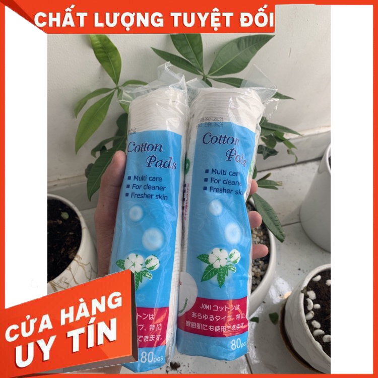 [Hàng mới] Bông Tẩy Trang Cotton Pads 80 Miếng