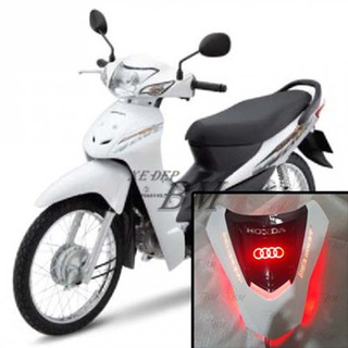 mặt nạ 2 tầng wave 100 trắng độ led