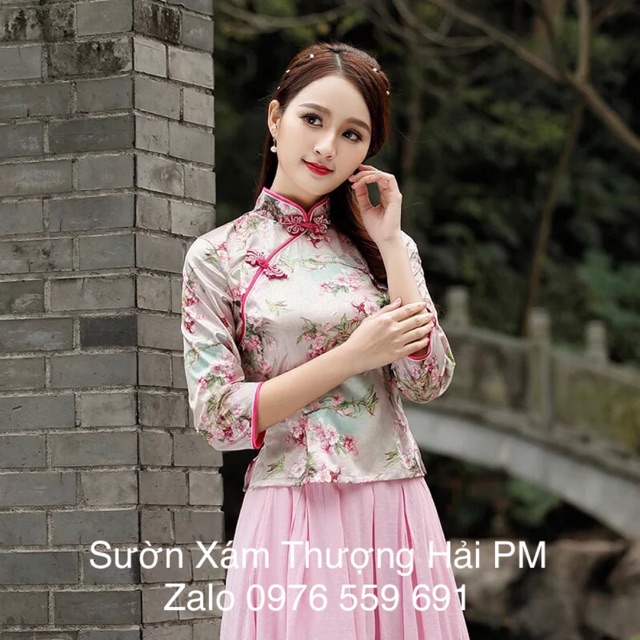 Áo sườn xám mã PMS66