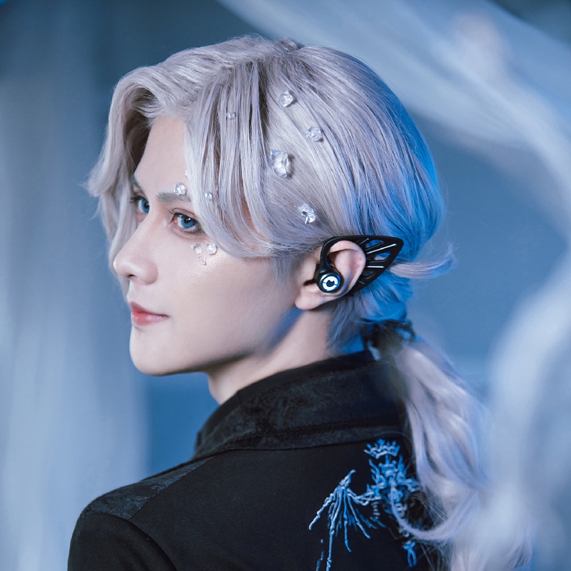 YOWU Demon Dance Elf phiên bản Raven Black Tai nghe TWS True Wireless Bluetooth Binaural In-Ear Luminous Music