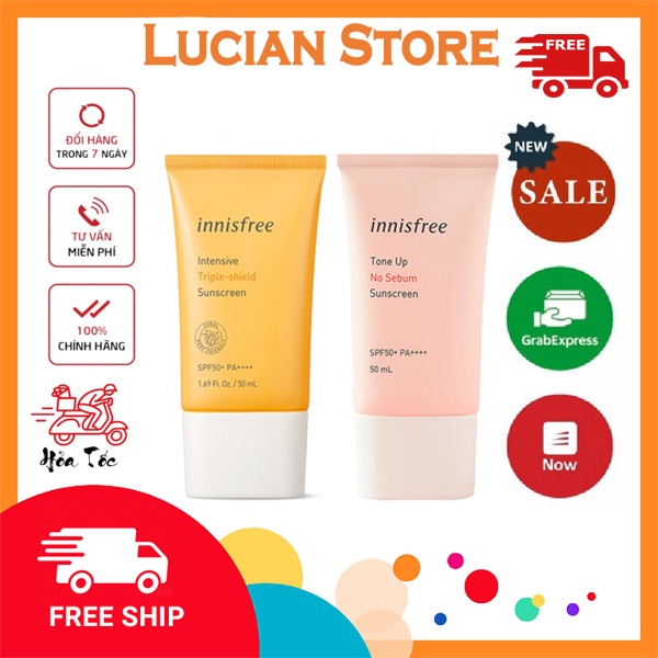 Kem chống nắng innisfree cho da dầu và da nhạy cảm 50ml