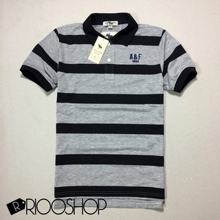 Áo thun nam sọc ngang A&F cao cấp