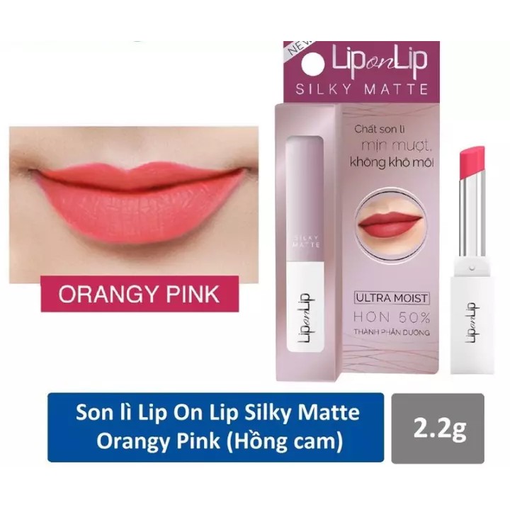 Son lì siêu mịn Lip On Lip Silky Matte 2.2g | WebRaoVat - webraovat.net.vn