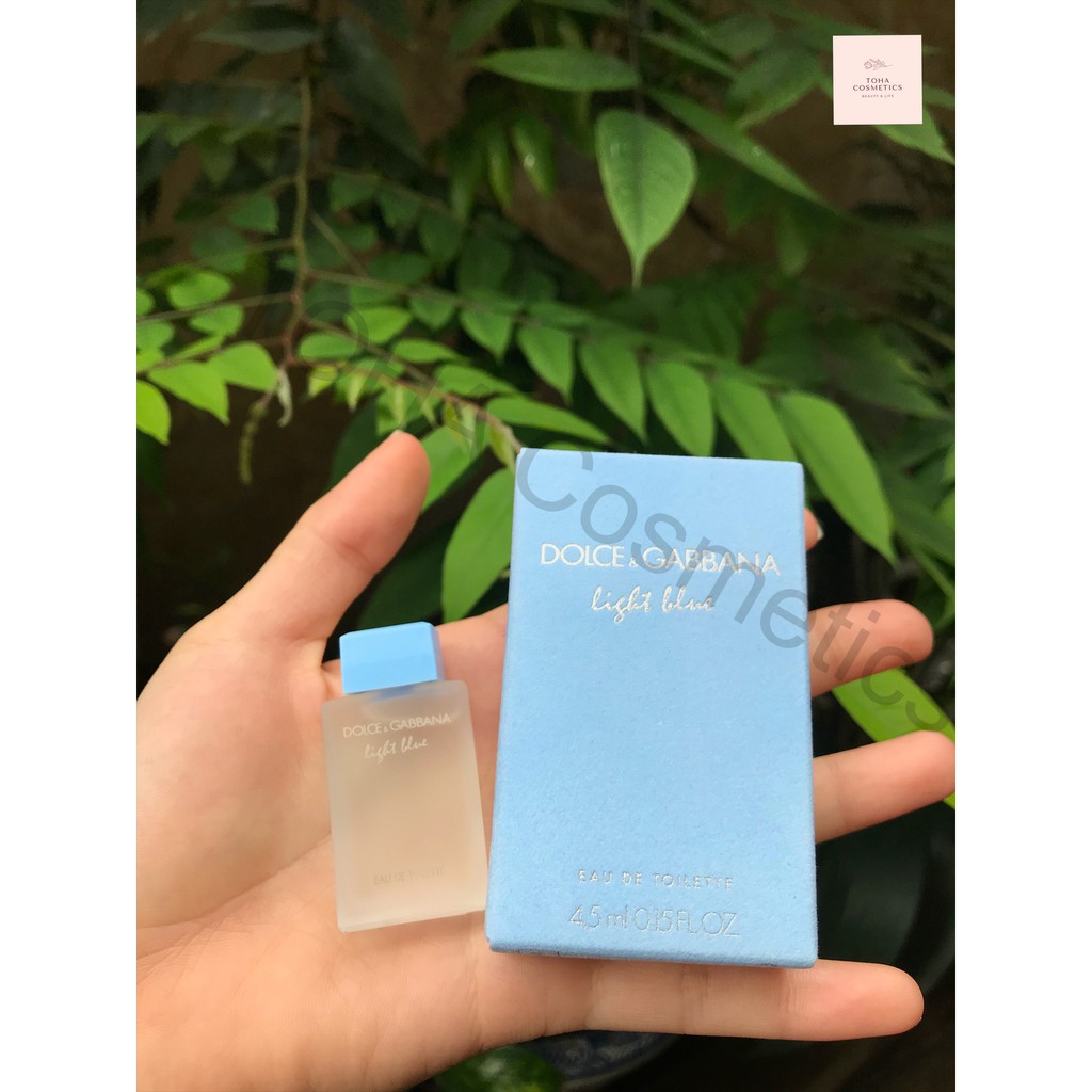 [CHÍNH HÃNG SEPHORA US] Nước hoa DOLCE&GABBANA Light Blue EDT Mini Size 4.5ml