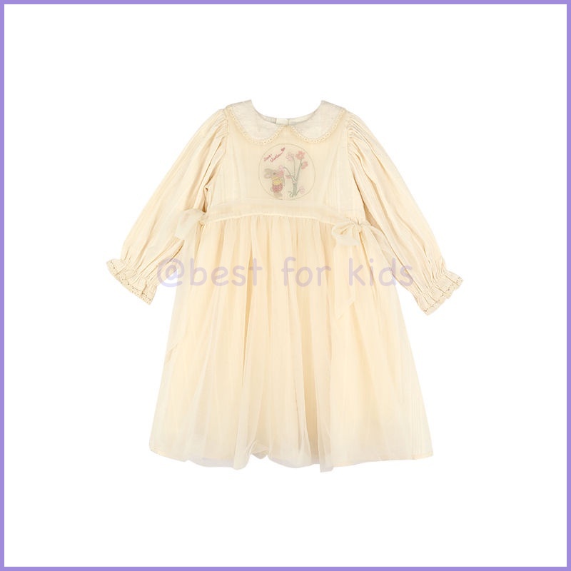 Đầm Công Chúa Cổ Búp Bê Thời Trang Mùa Hè Dành Cho Bé Gái 202