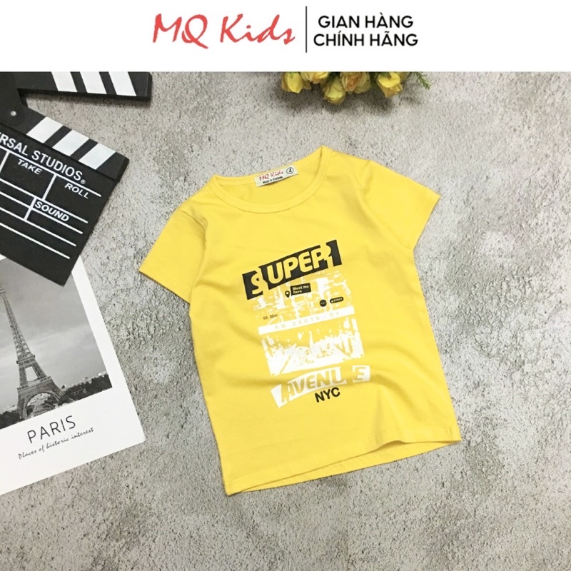 Áo size đại in bé trai 21_40Kg💥BIG SIZE 💥 Áo phông tay lỡ trẻ em chất mềm mịn