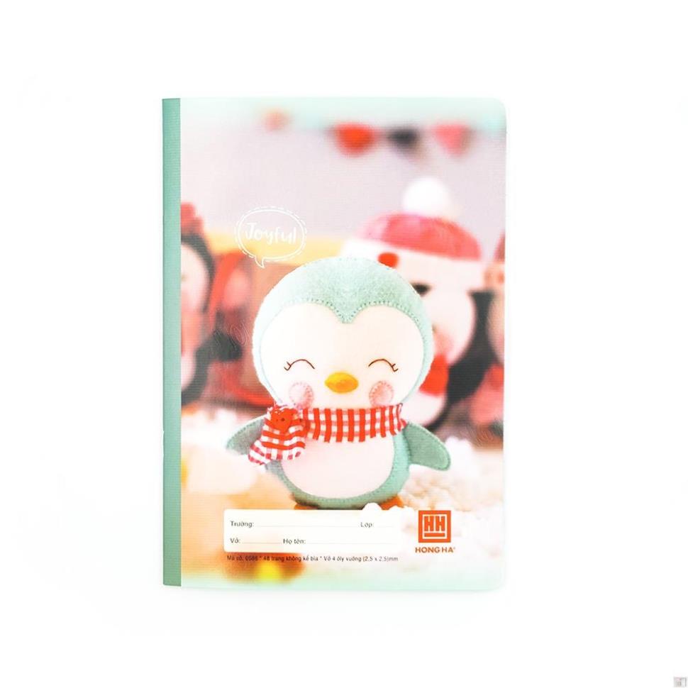 Vở 4 ô ly 48 trang Hồng Hà Joyful  - Hồng Hà