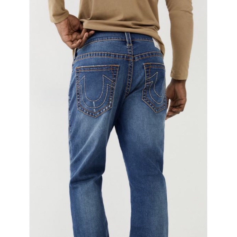 Quần jeans Ông Địa Mỹ Geno mài rách co giãn