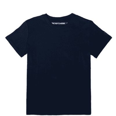 Áo thun trơn  thêu logo tay American Classic