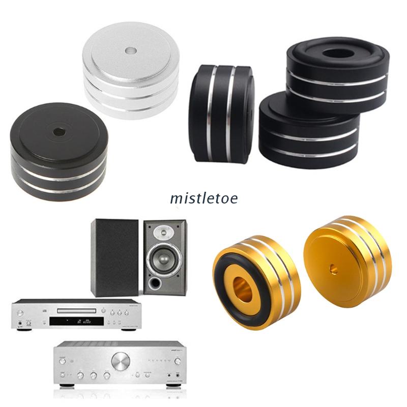 Set 4 Chân Đế Bằng Nhôm 40*20mm Khuếch Đại Âm Thanh Cho Loa Máy Tính